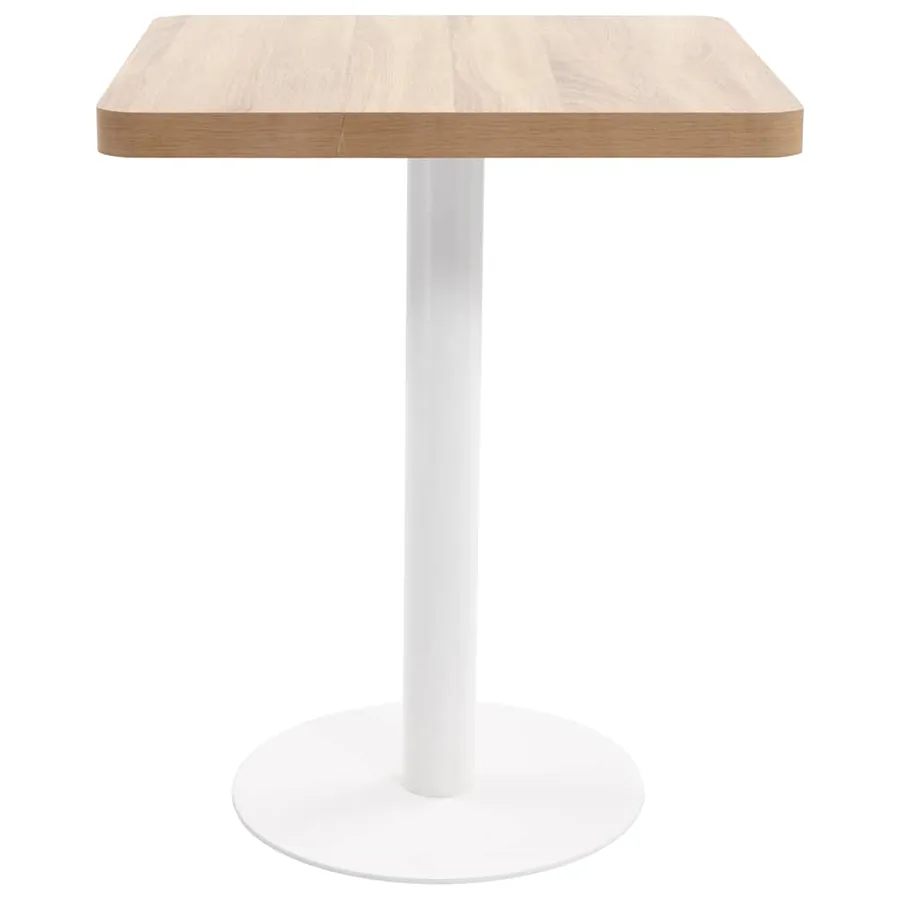 Table de bistro Marron clair 60x60 cm MDF - 2