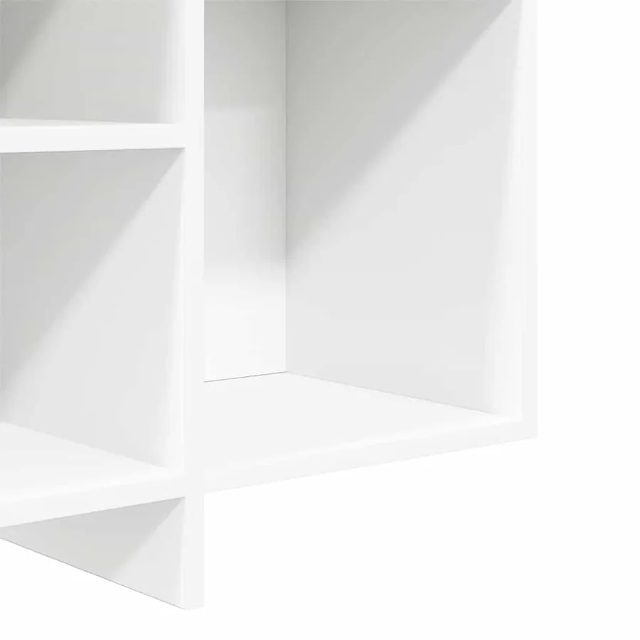 Buffet blanc 120x30x75 cm bois d'ingénierie - 8