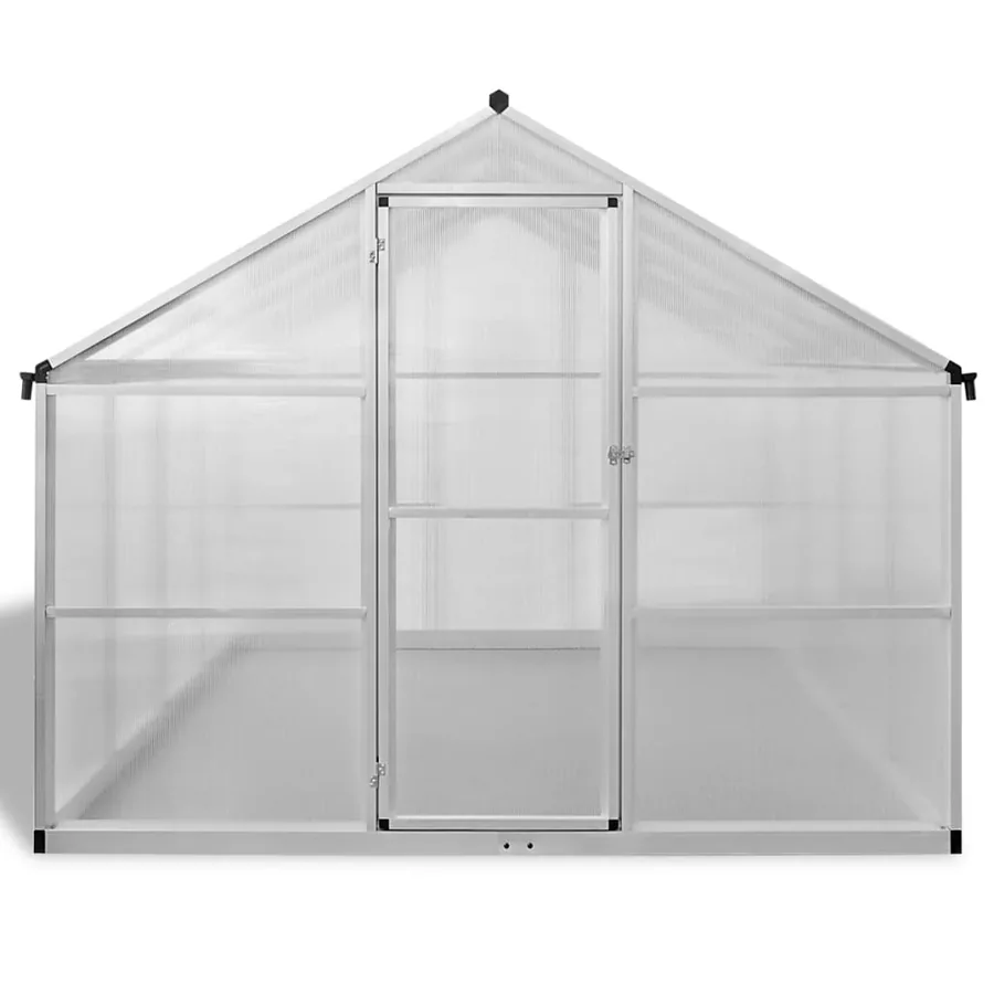 Serre renforcée en aluminium avec cadre de base 6,05 m² - 3