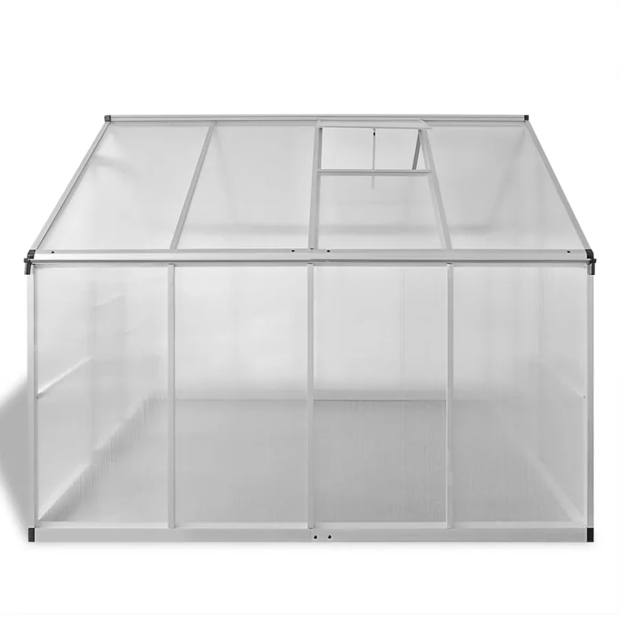 Serre renforcée en aluminium avec cadre de base 6,05 m² - 4