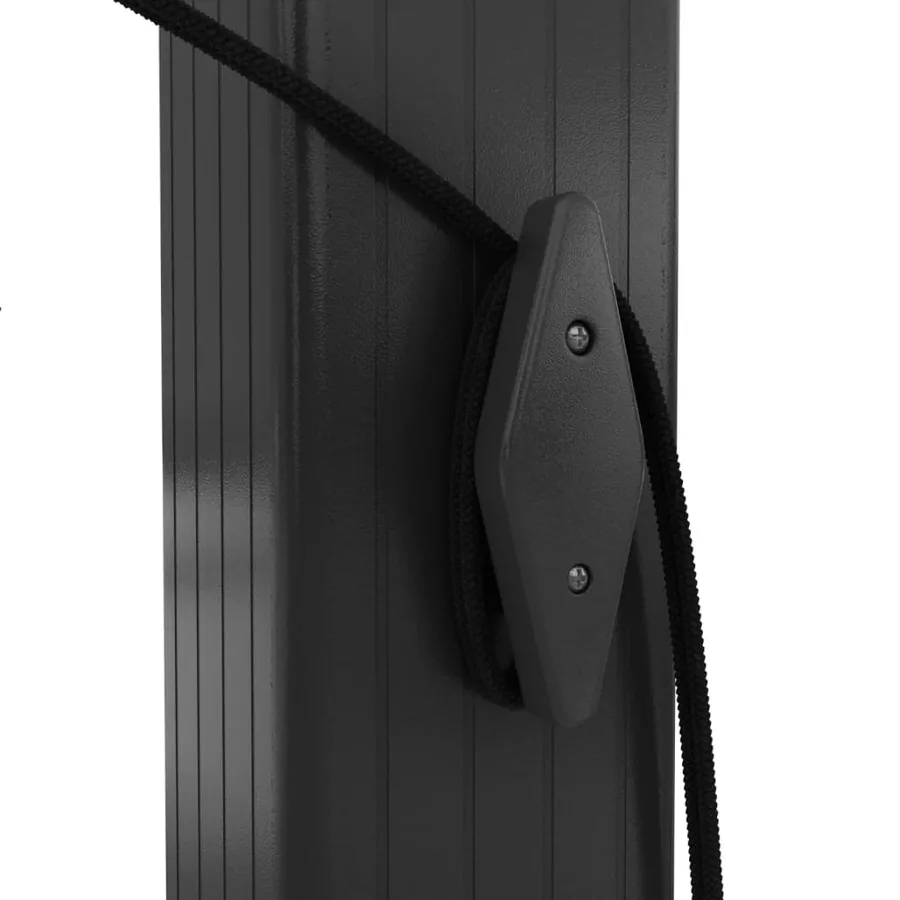 Tonnelle de jardin avec toit rétractable 4x3 m Anthracite - 7