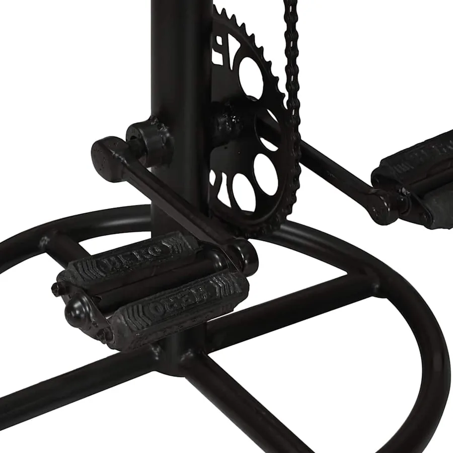 Tabourets de bar lot de 2 noir/marron cuir véritable de chèvre - 7