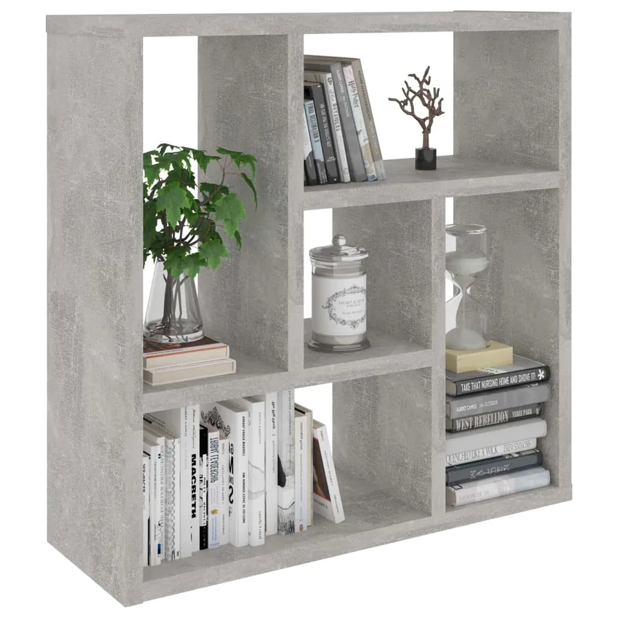 Étagère murale Gris béton 45x16x45 cm Bois d’ingénierie - 3