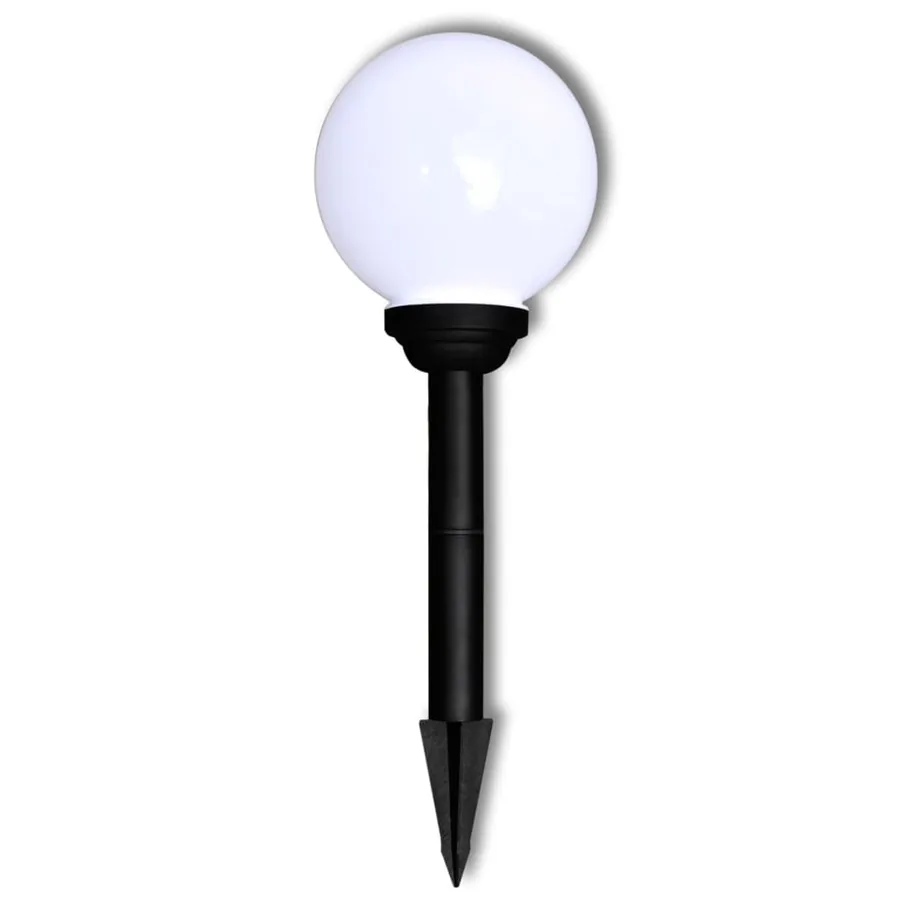 Lampes d'allée à LED 3 pcs 20 cm avec piquet de sol - 4