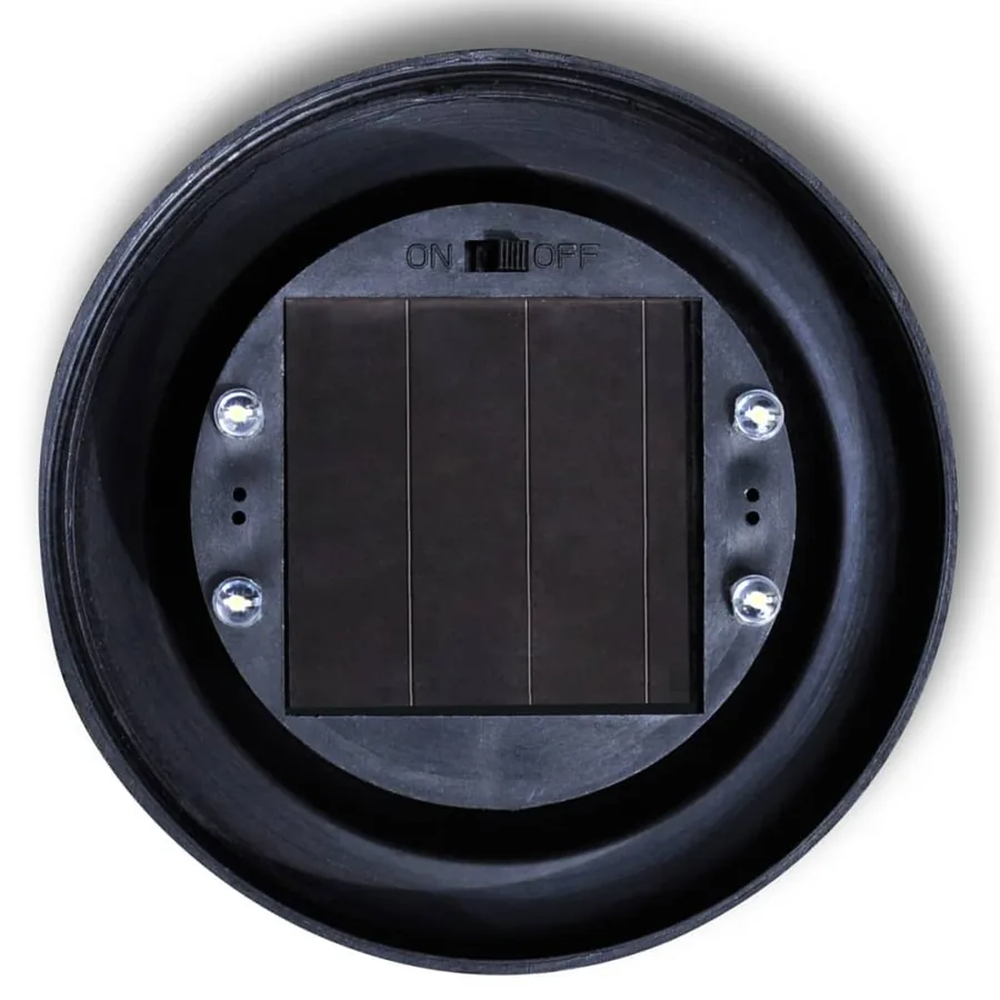 Lampes d'allée à LED 3 pcs 20 cm avec piquet de sol - 6