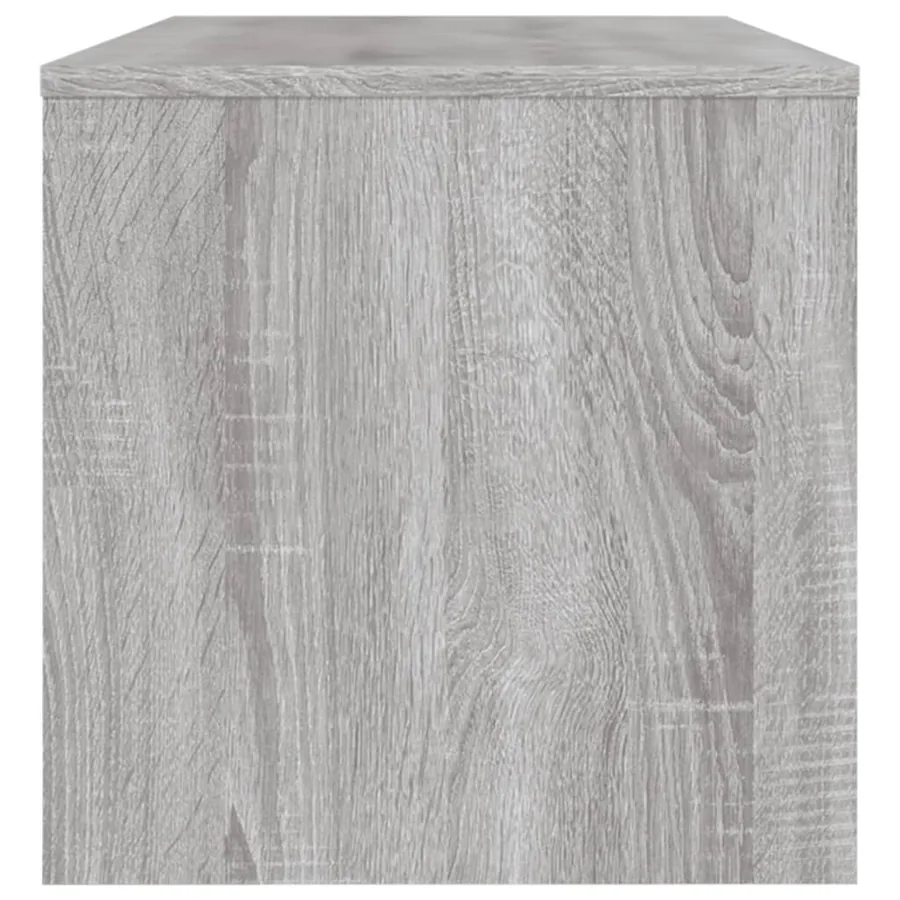 Meuble TV sonoma gris 120x34x37 cm bois d'ingénierie - 5