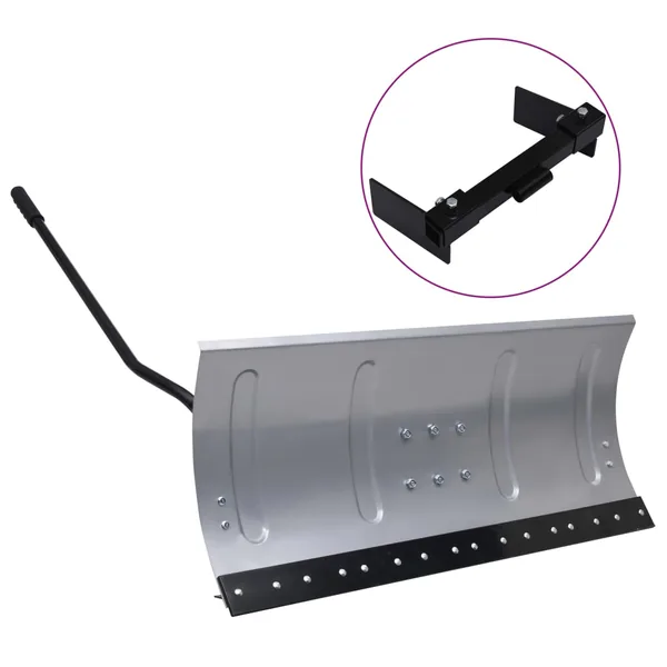 Pare-neige pour tondeuse à gazon avec adaptateur 100 cm