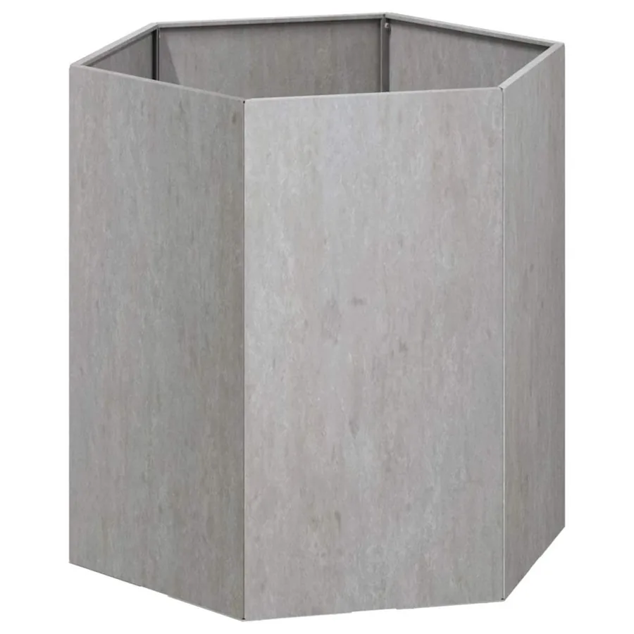 Jardinière Rouillé 40x40x45 cm Acier corten - 4