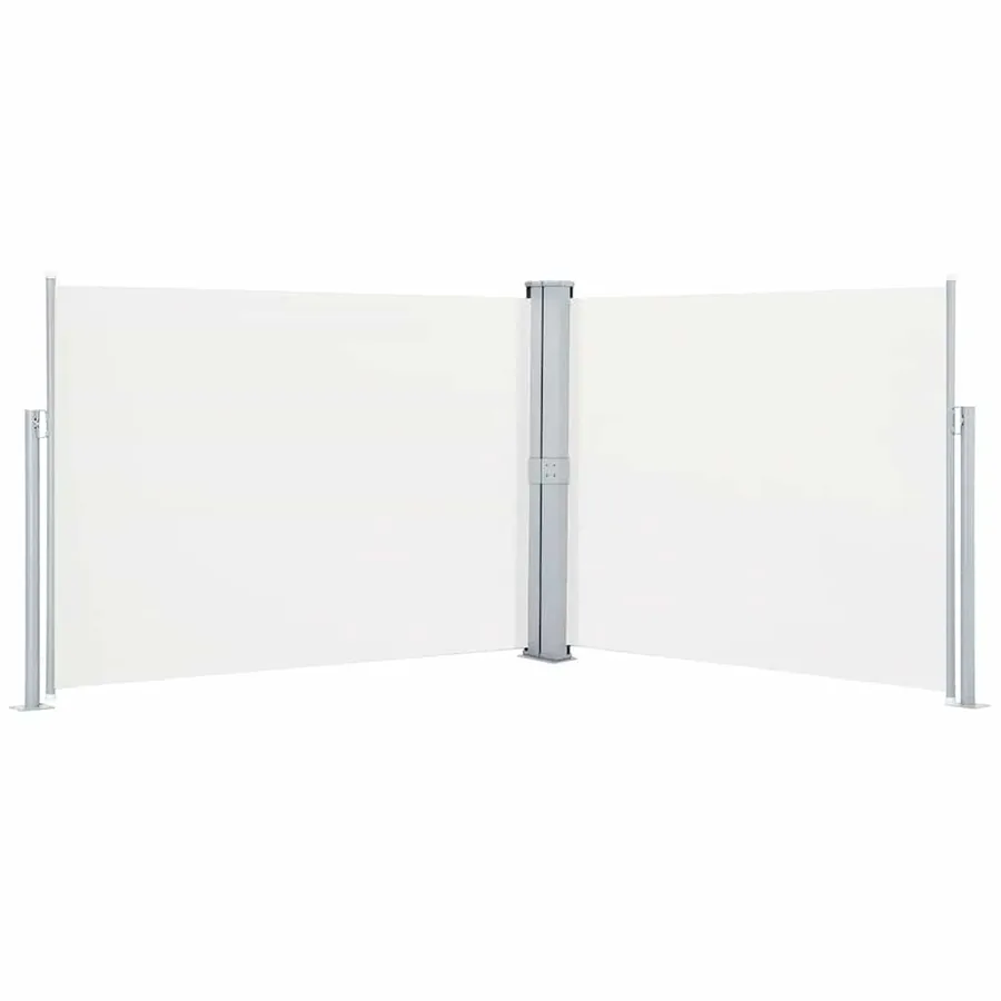 Auvent latéral rétractable Crème 140 x 1000 cm - 2