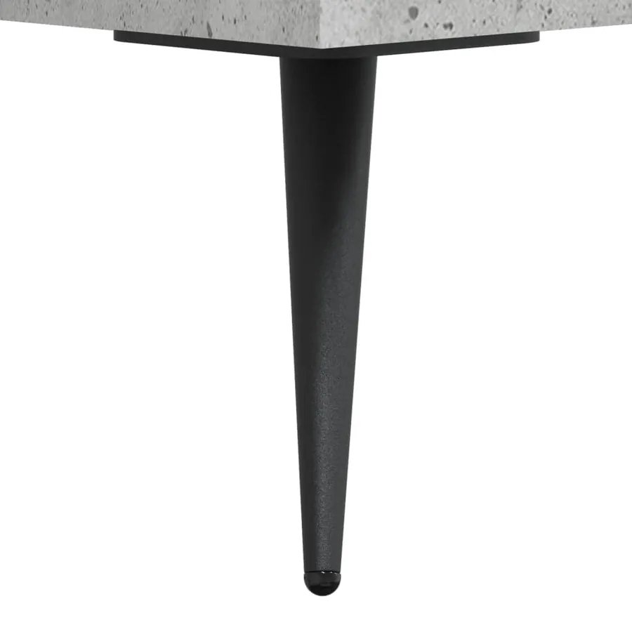 Buffet haut Gris béton 69,5x34x180 cm Bois d'ingénierie - 12