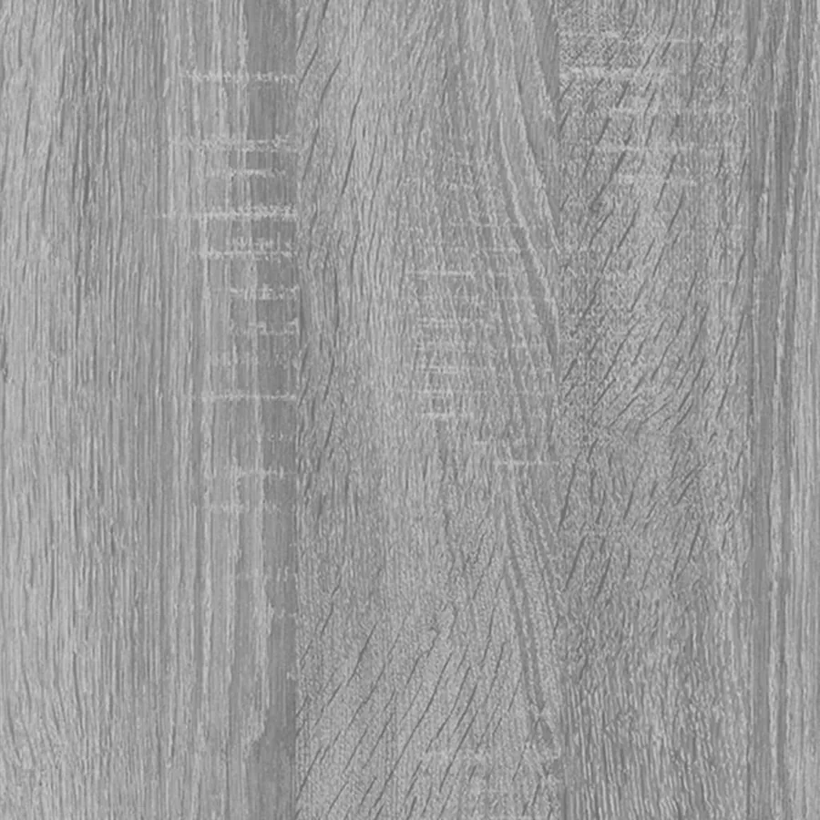 Armoire à miroir de salle de bain Sonoma gris 80x20,5x64cm Bois - 10