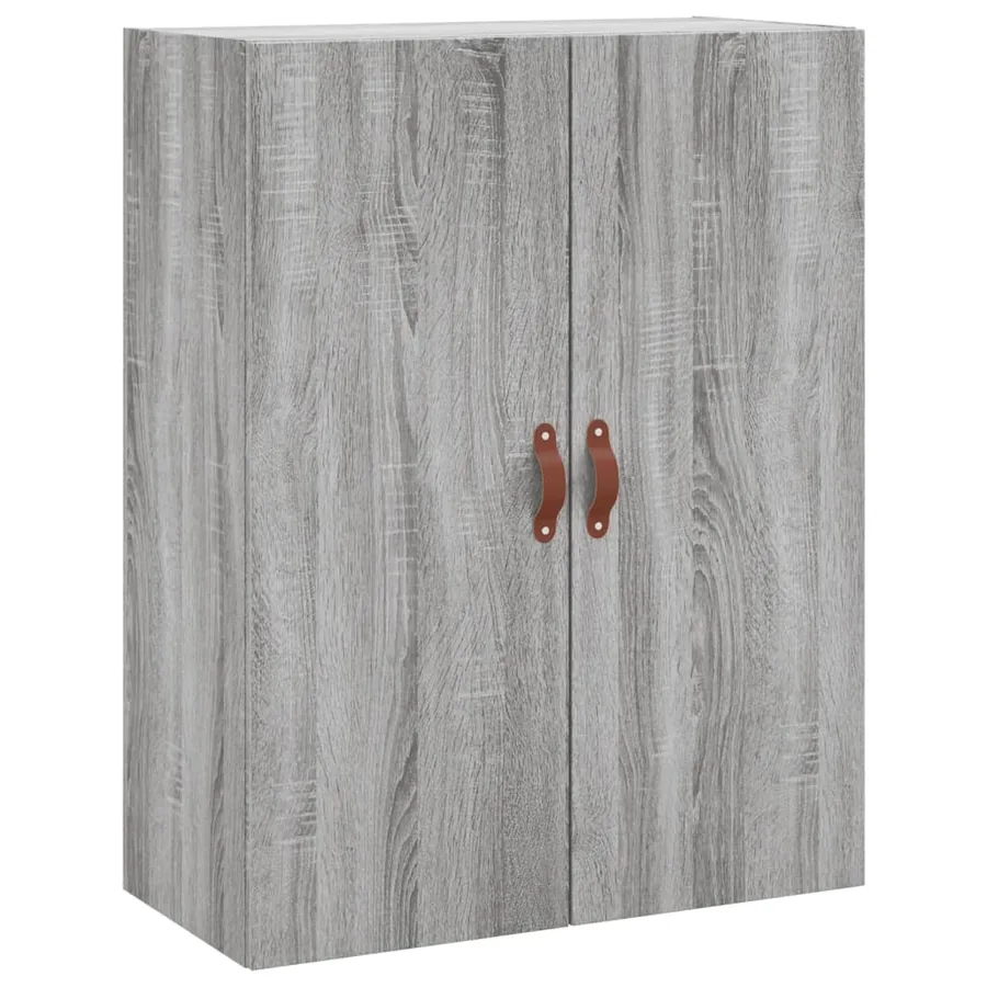 Buffet haut Sonoma gris 69,5x34x180 cm Bois d'ingénierie - 4