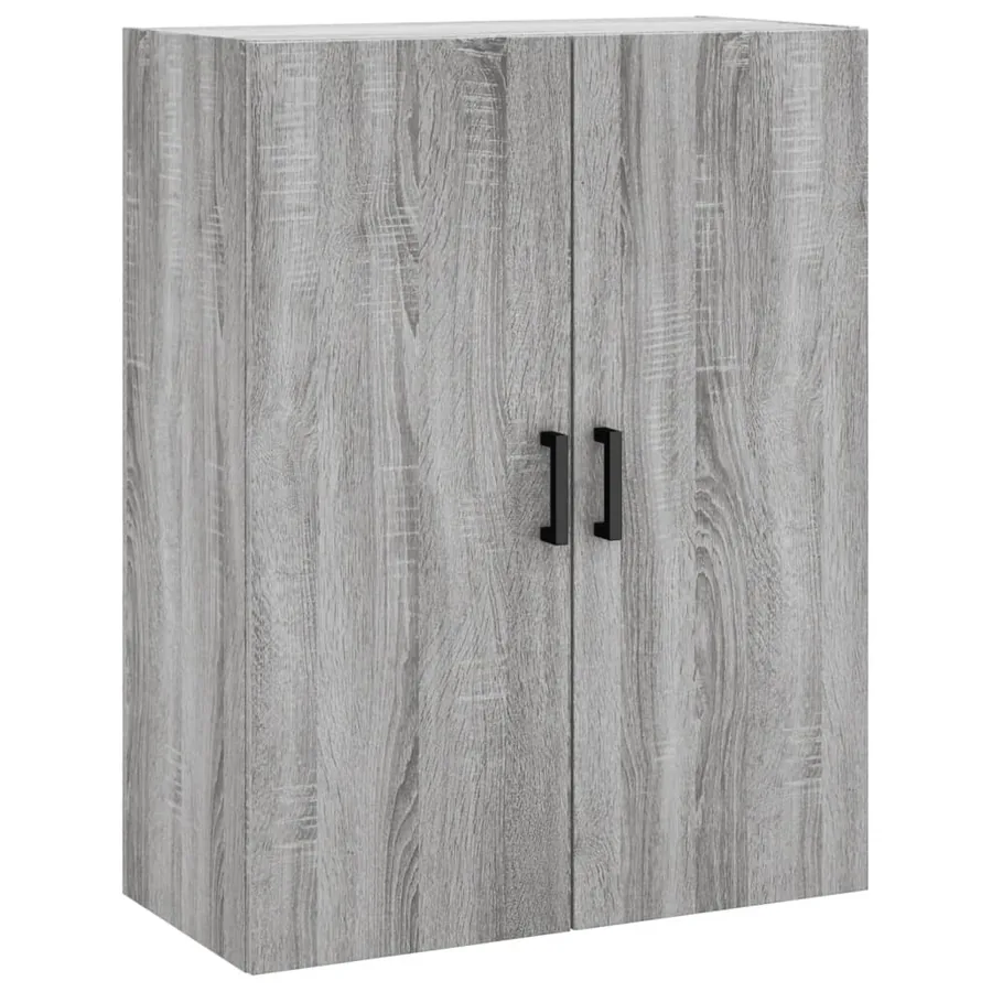 Buffet haut Sonoma gris 69,5x34x180 cm Bois d'ingénierie - 5