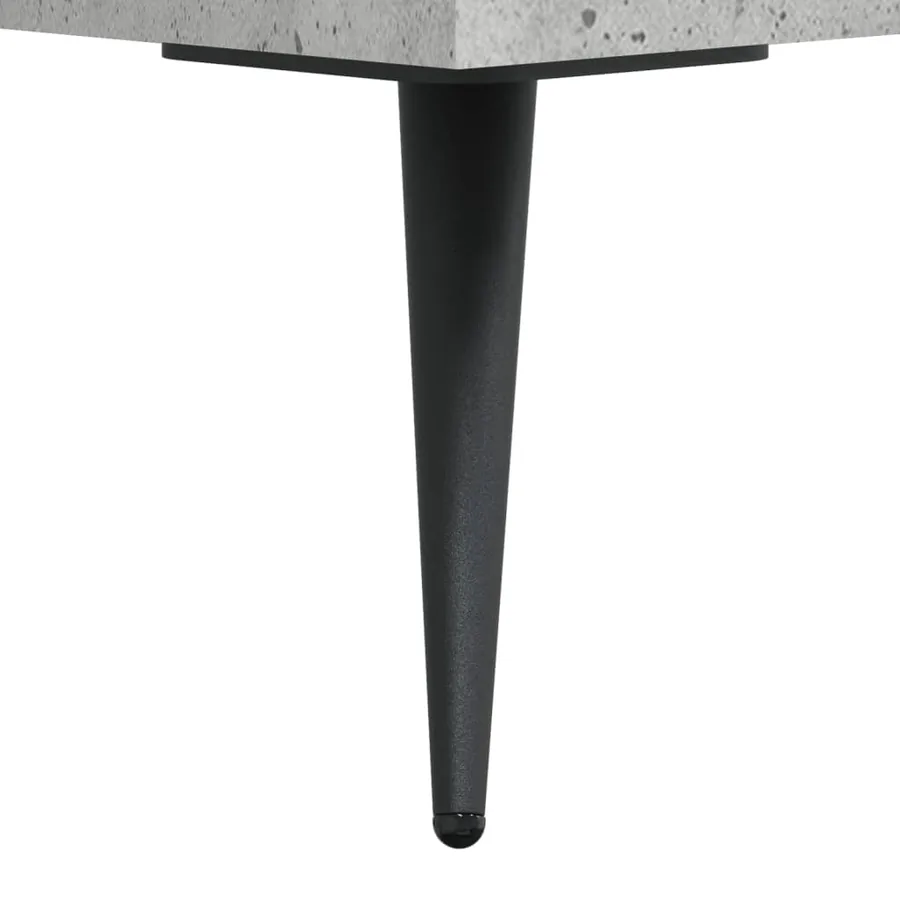 Buffet haut Gris béton 69,5x34x180 cm Bois d'ingénierie - 11