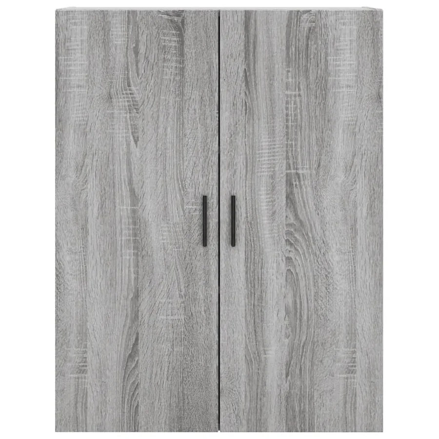Buffet haut Sonoma gris 69,5x34x180 cm Bois d'ingénierie - 6