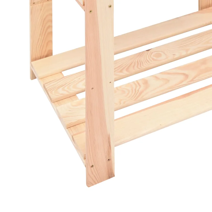 Étagères de rangement à 3 niveaux 5 pcs 60x38x90 cm Pin 150 kg - 7