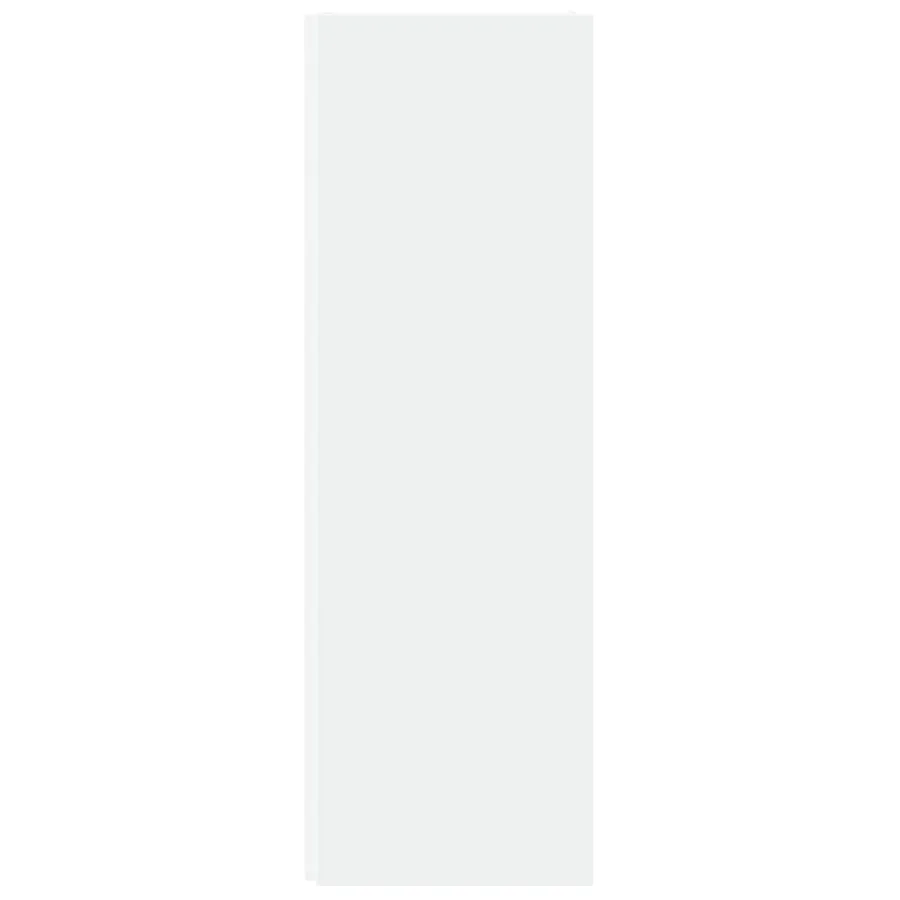 Armoire d'angle Blanc 33x33x100 cm Bois d'ingénierie - 5