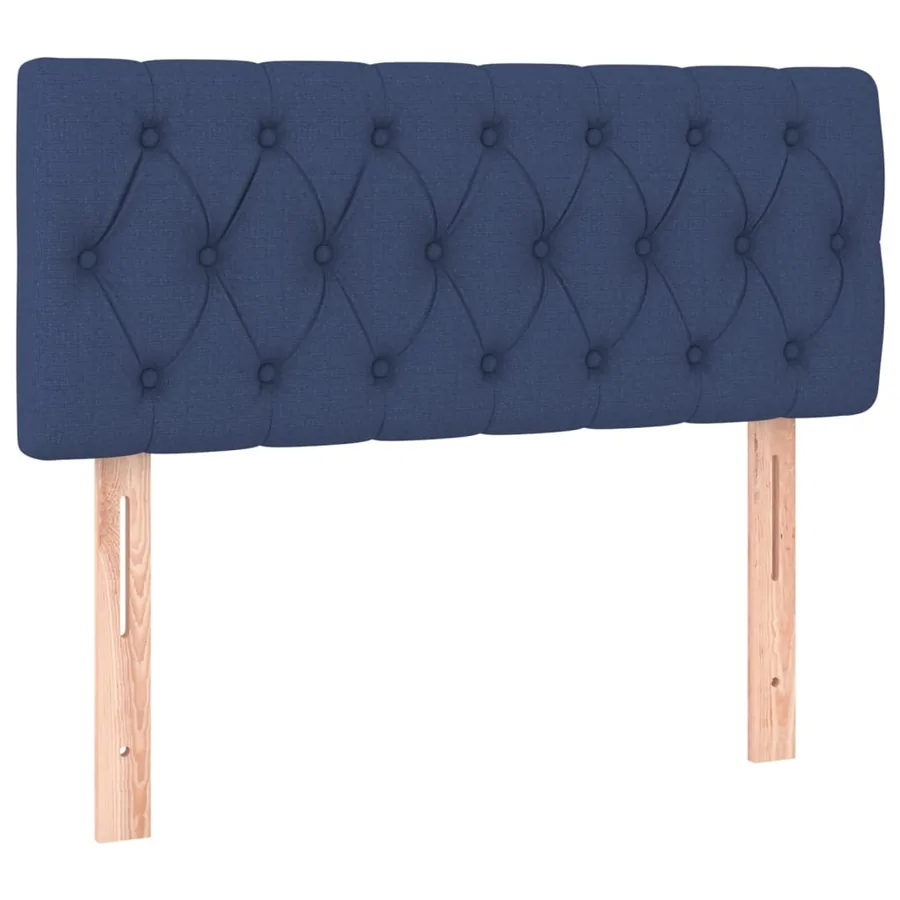 Tête de lit à LED Bleu 90x7x78/88 cm Tissu - 4