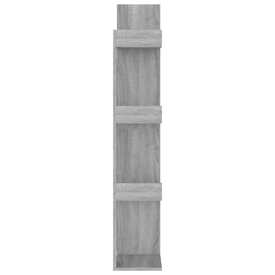 Bibliothèque 48x25,5x140 cm Sonoma gris Bois d'ingénierie - 4