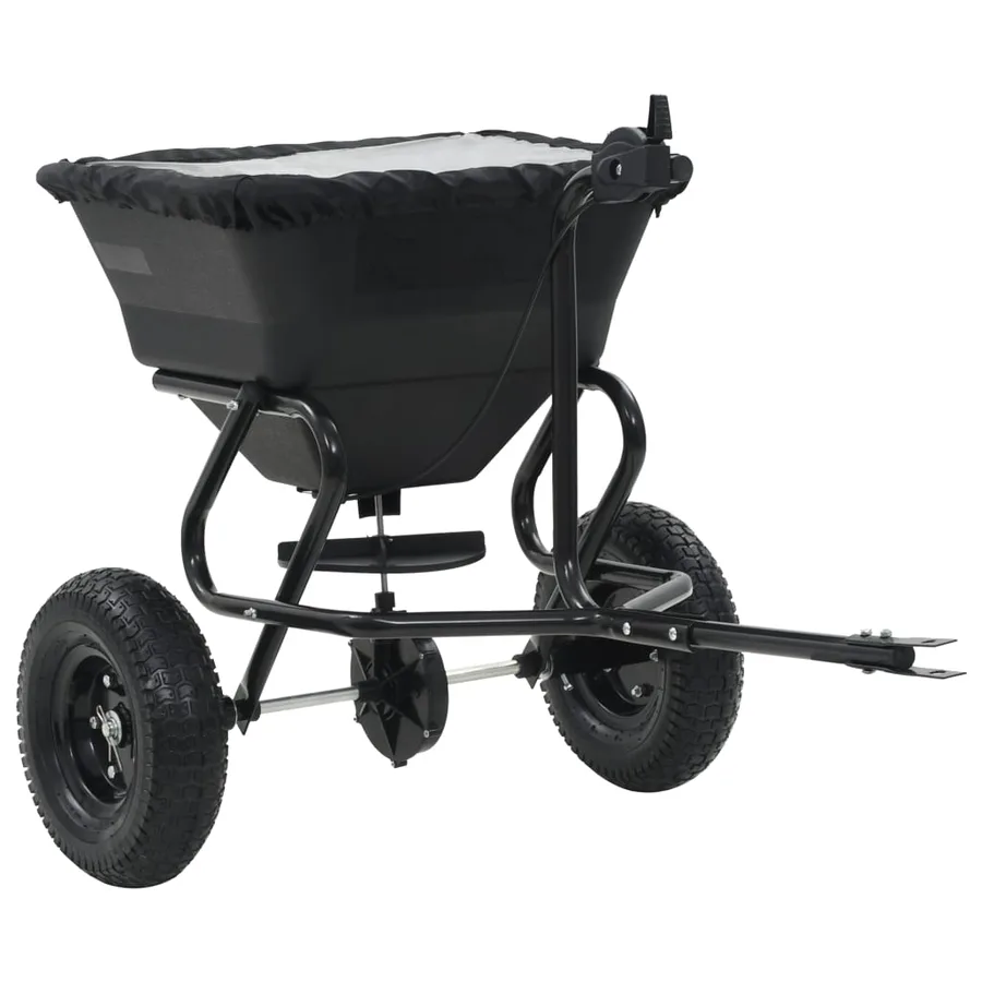 Distributeur de sel remorqué PVC et acier 125 x 74 x 79 cm 45 L - 3