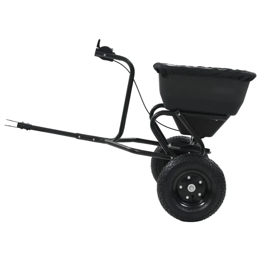 Distributeur de sel remorqué PVC et acier 125 x 74 x 79 cm 45 L - 4