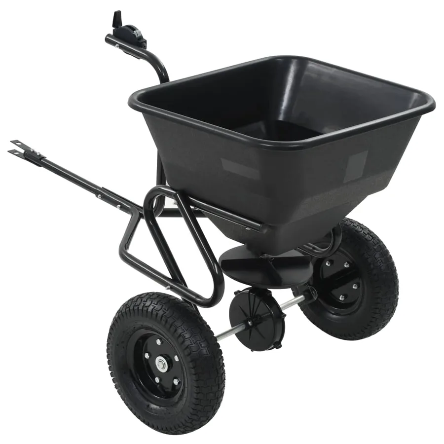 Distributeur de sel remorqué PVC et acier 125 x 74 x 79 cm 45 L - 5
