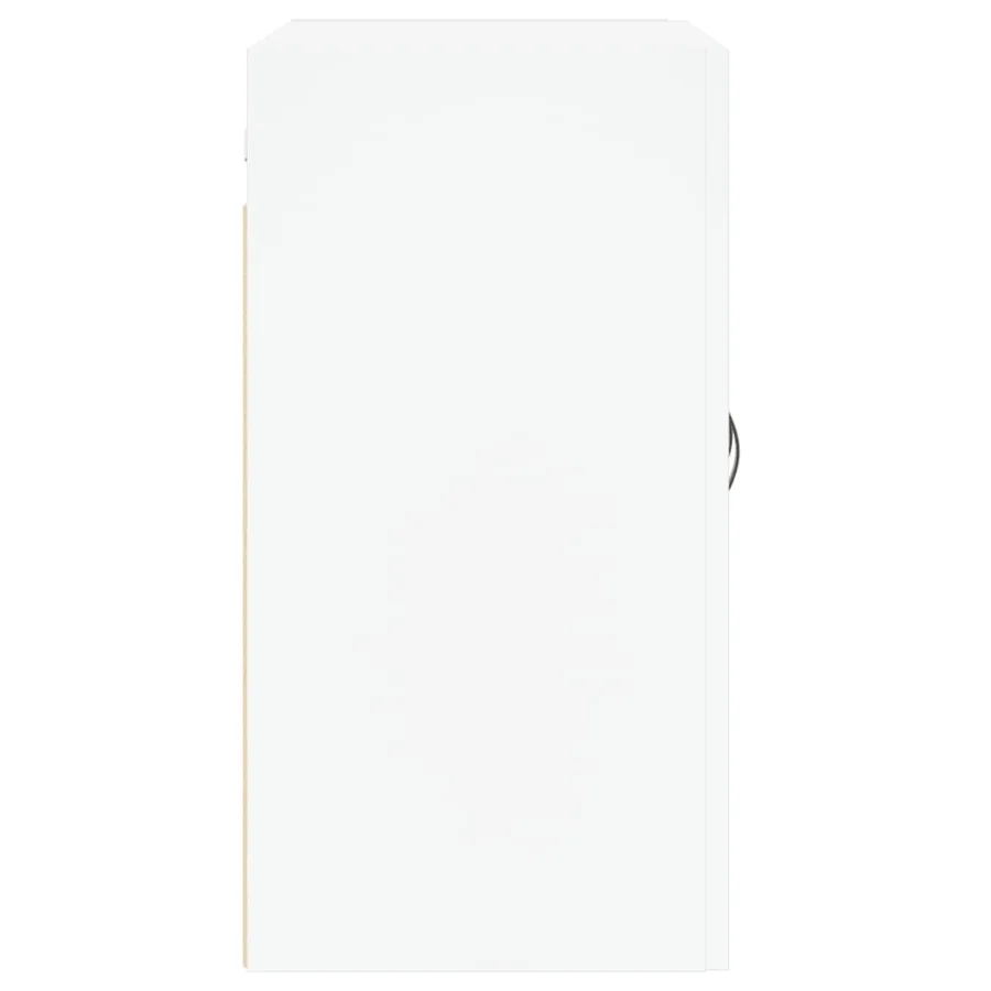 Armoire murale blanc 60x31x60 cm bois d'ingénierie - 7