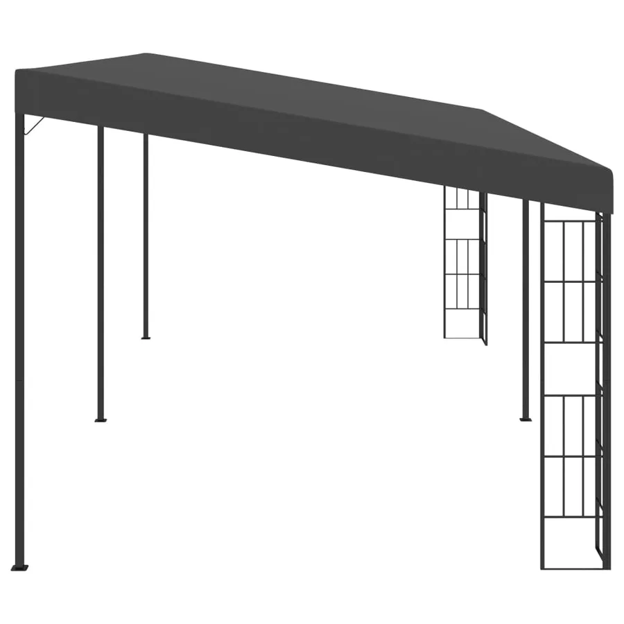Belvédère mural 3x6 m Anthracite Tissu - 3
