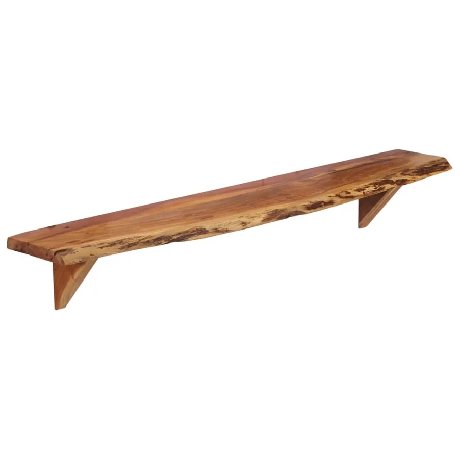 Étagères murales 2 pcs 110x20x18 cm bois massif d'acacia - 3