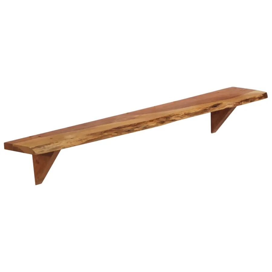 Étagères murales 2 pcs 110x20x18 cm bois massif d'acacia - 4