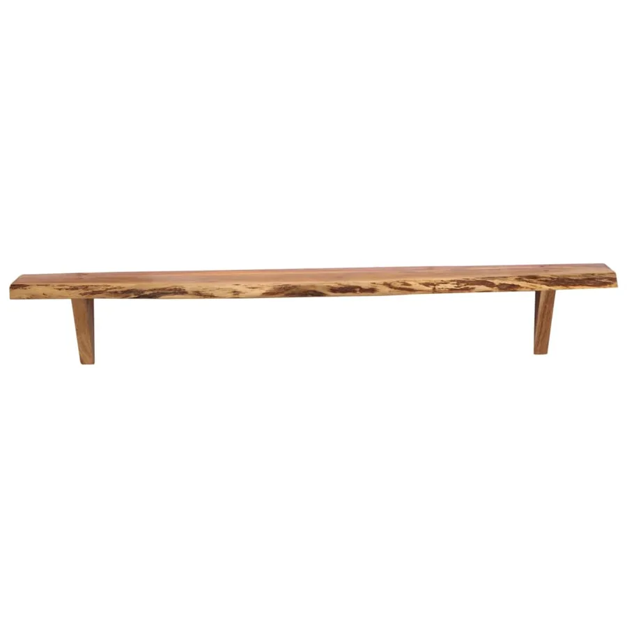 Étagères murales 2 pcs 110x20x18 cm bois massif d'acacia - 5