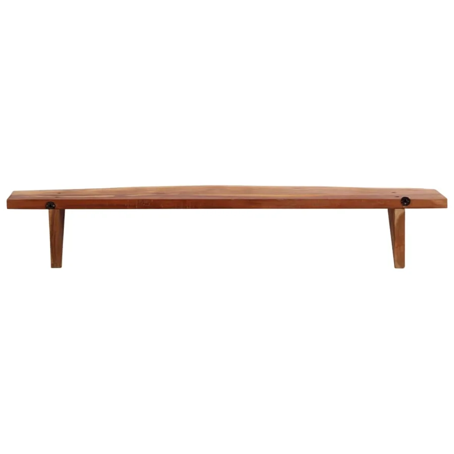 Étagères murales 2 pcs 110x20x18 cm bois massif d'acacia - 6