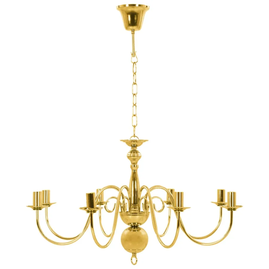 Lustre Doré 8 ampoules E14 - 4