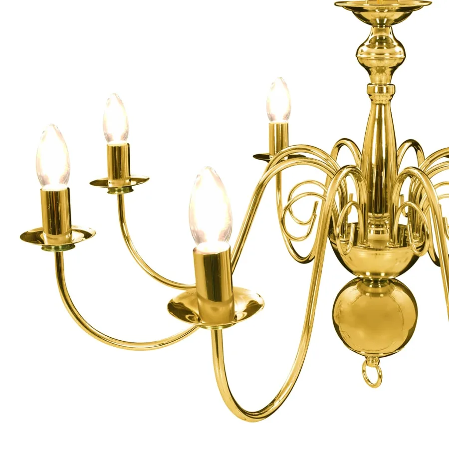 Lustre Doré 8 ampoules E14 - 7