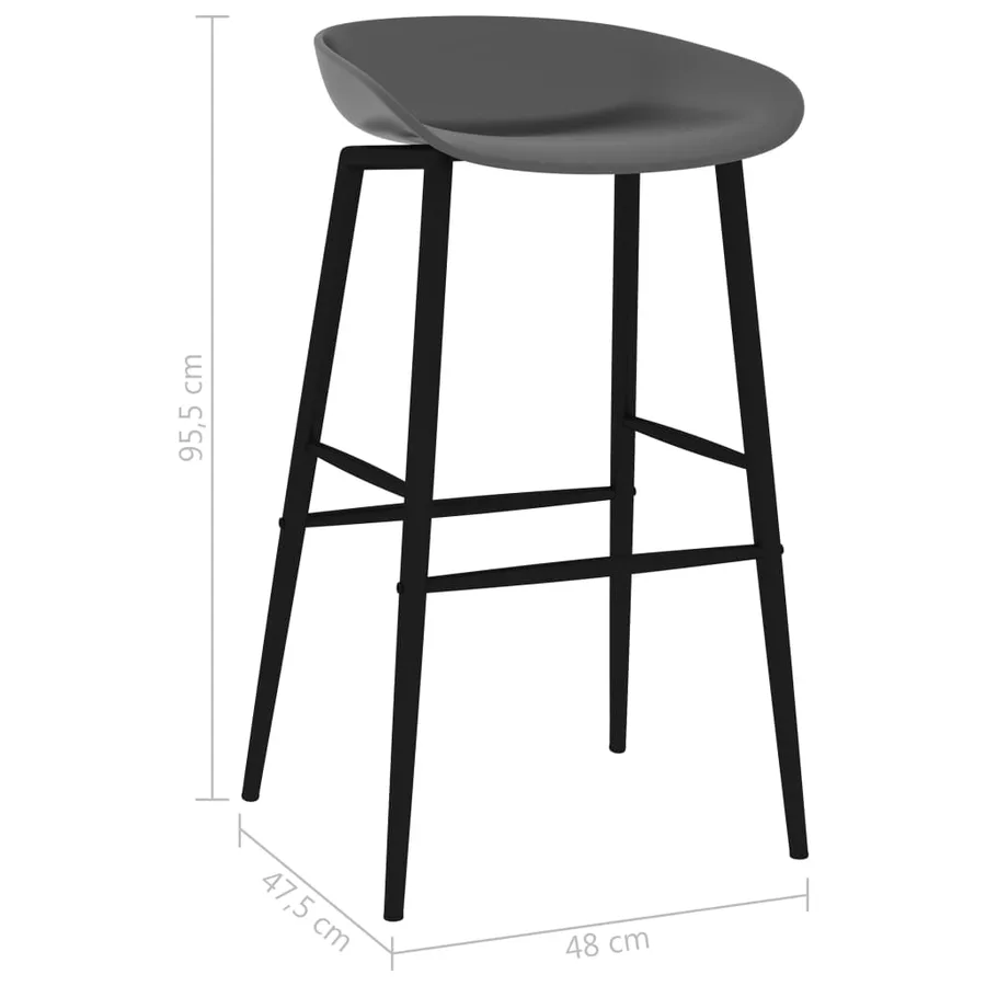 Ensemble de bar 7 pcs Blanc et gris - 13