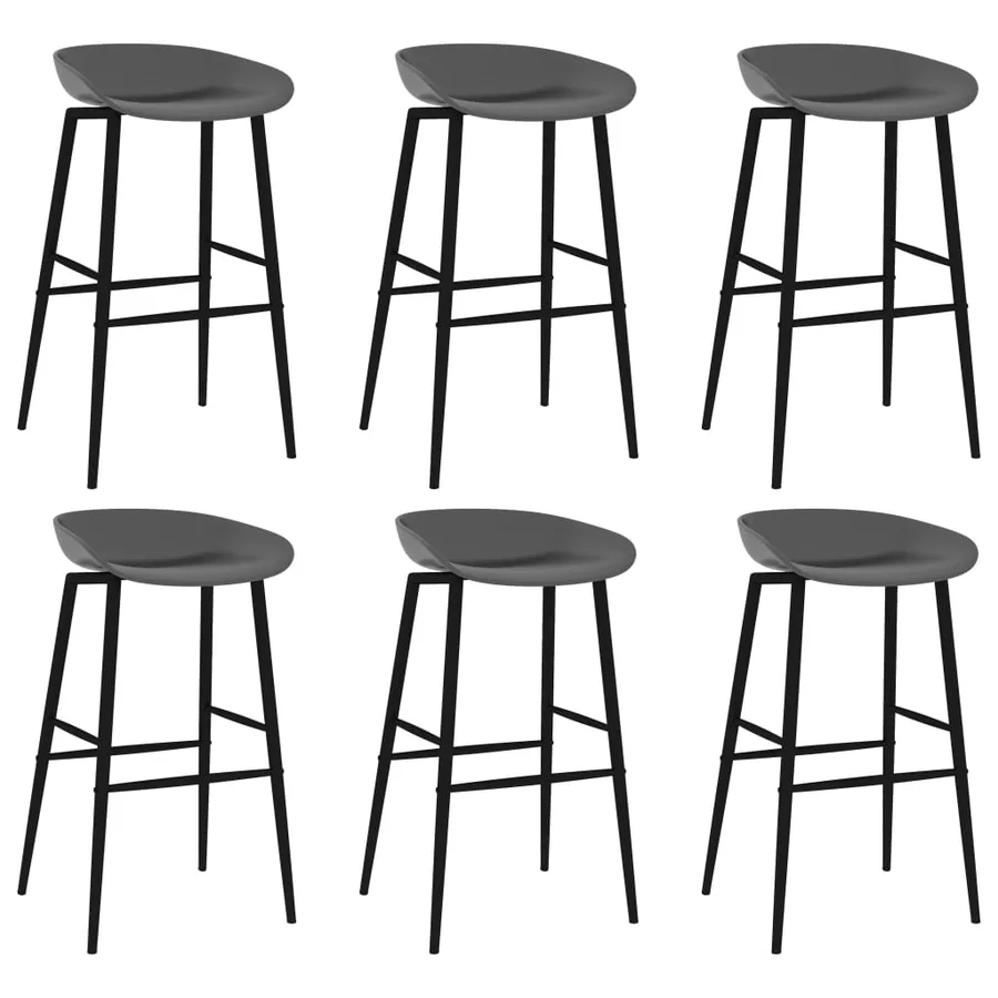 Ensemble de bar 7 pcs Blanc et gris - 6