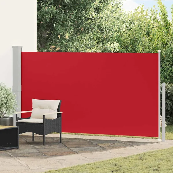 Auvent latéral de patio 160x300 cm Rouge