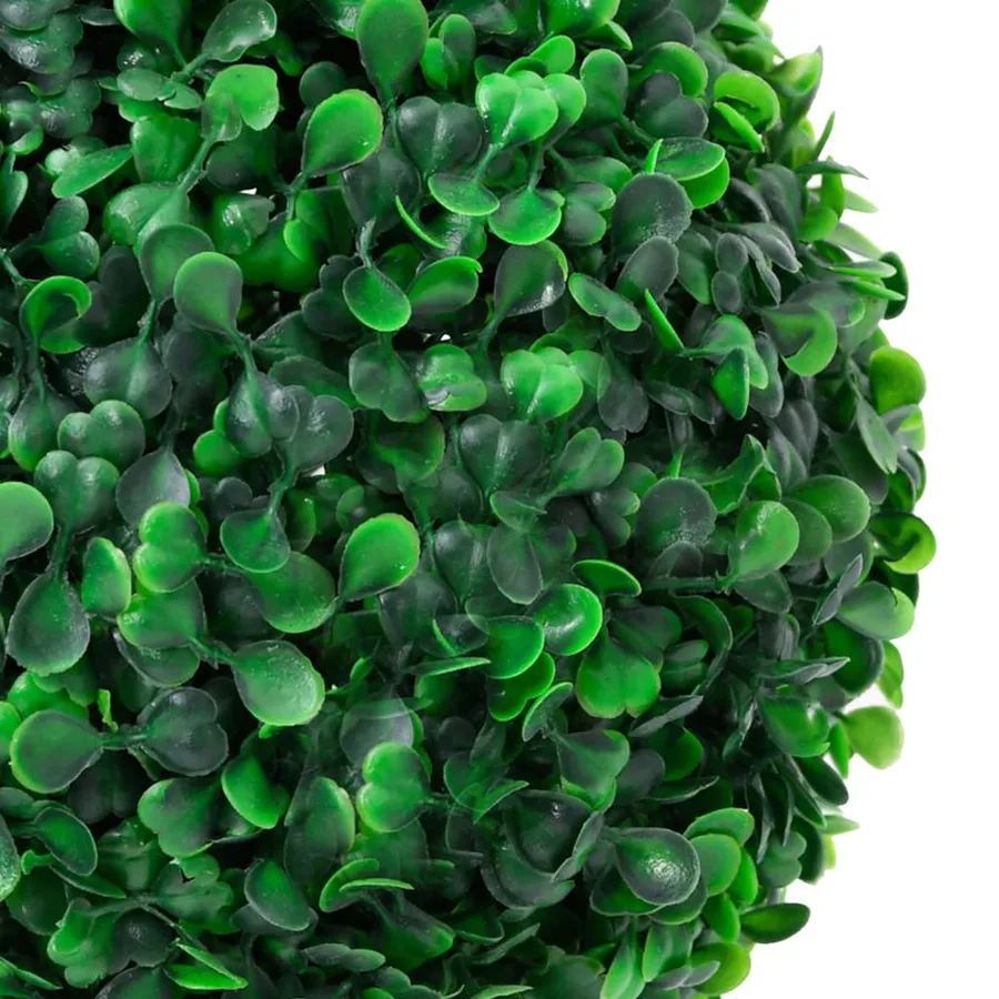 Plante de buis artificiel avec pot Forme de boule Vert 90 cm - 3