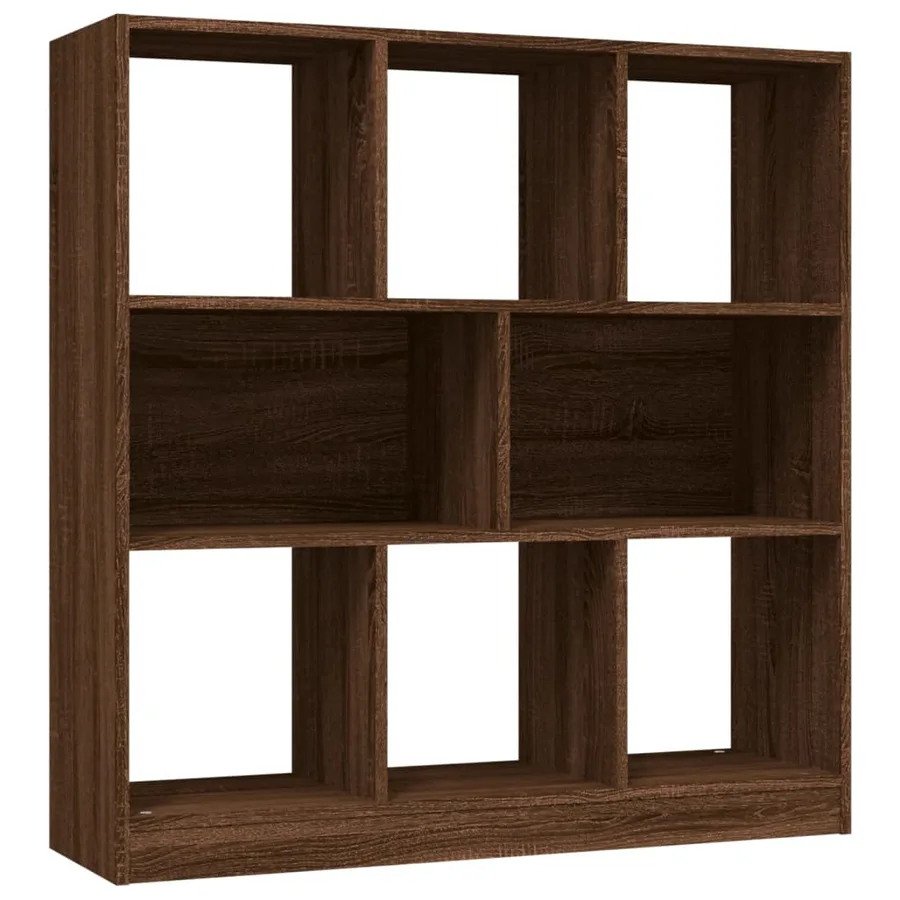 Bibliothèque Chêne marron 97,5x29,5x100 cm Bois d'ingénierie - 2
