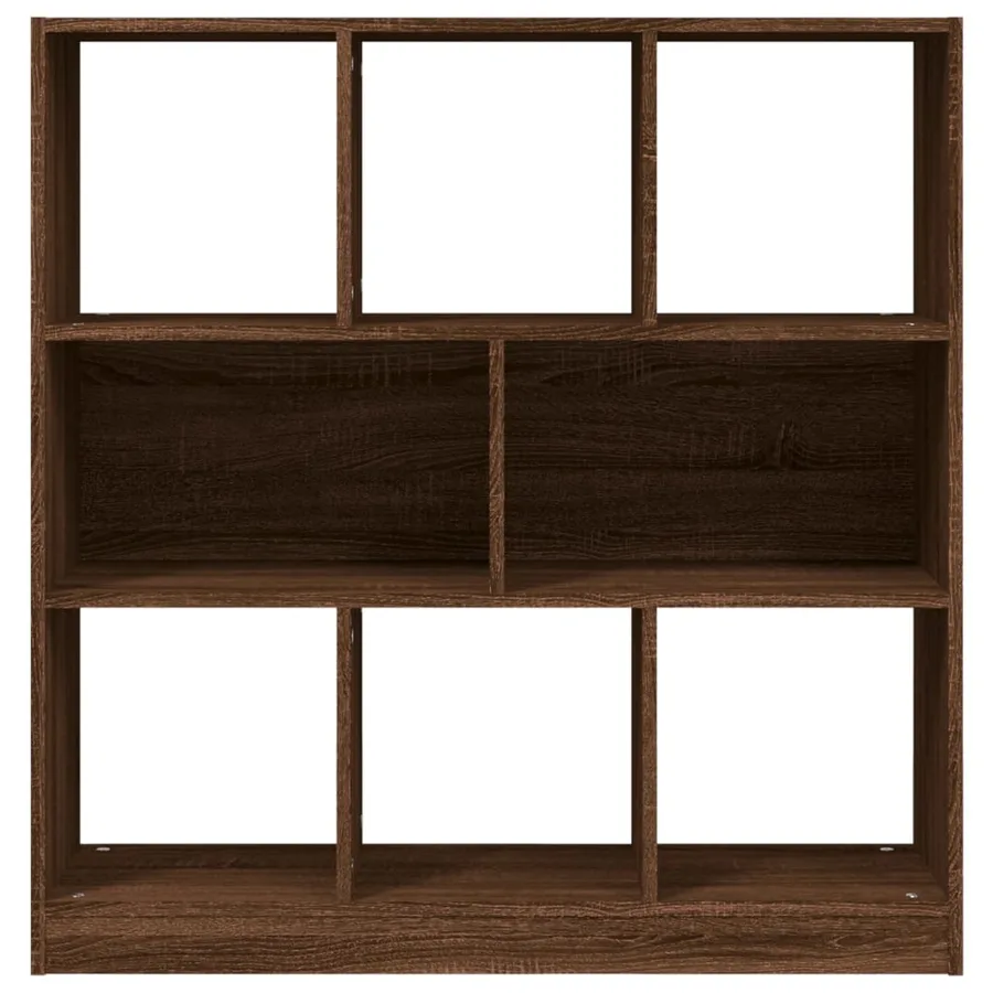 Bibliothèque Chêne marron 97,5x29,5x100 cm Bois d'ingénierie - 4