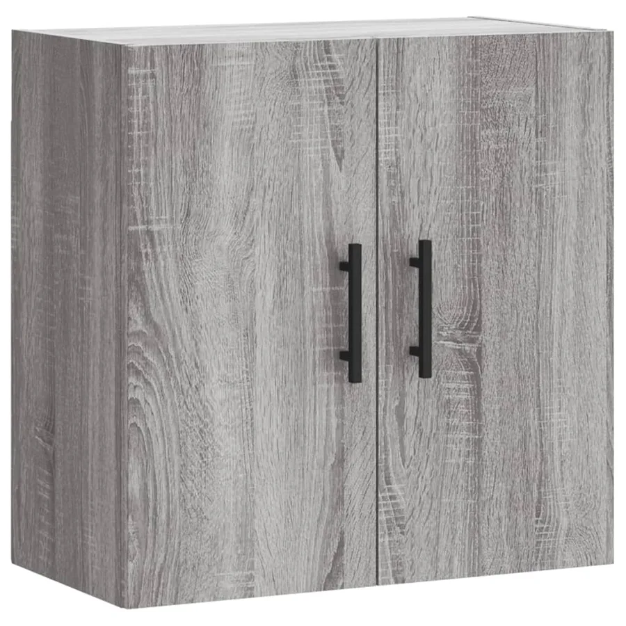 Armoire murale sonoma gris 60x31x60 cm bois d'ingénierie - 2