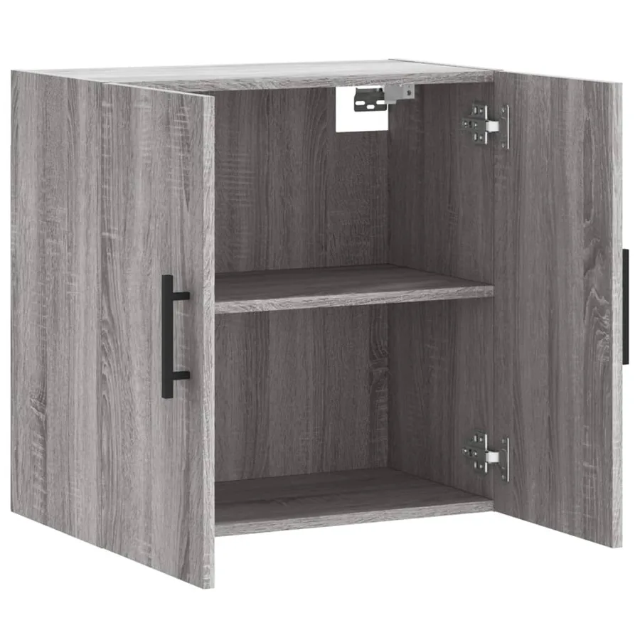 Armoire murale sonoma gris 60x31x60 cm bois d'ingénierie - 6