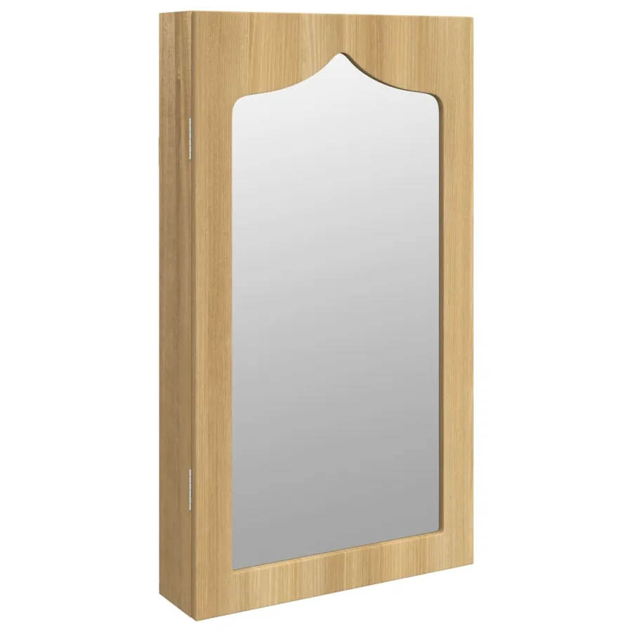 Armoire à bijoux avec miroir murale 37,5x10x67 cm - 2