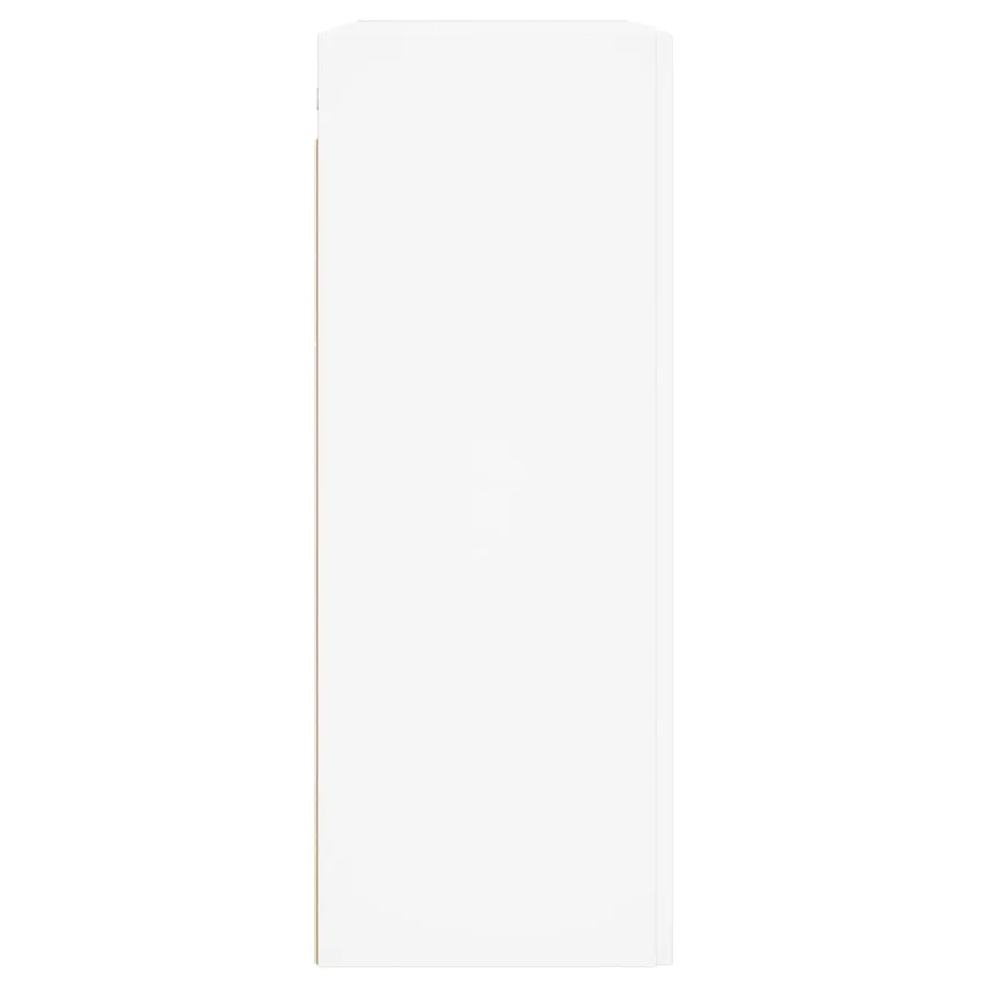 Armoire murale blanc 69,5x34x90 cm bois d'ingénierie - 8