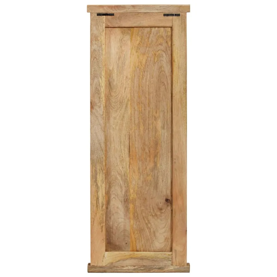 Porte-manteaux 2 pcs Bois massif de manguier 38x100 cm - 5