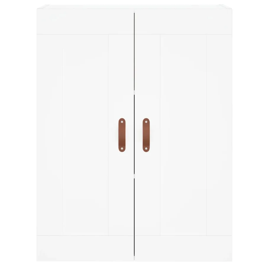 Armoire murale blanc 69,5x34x90 cm bois d'ingénierie - 7