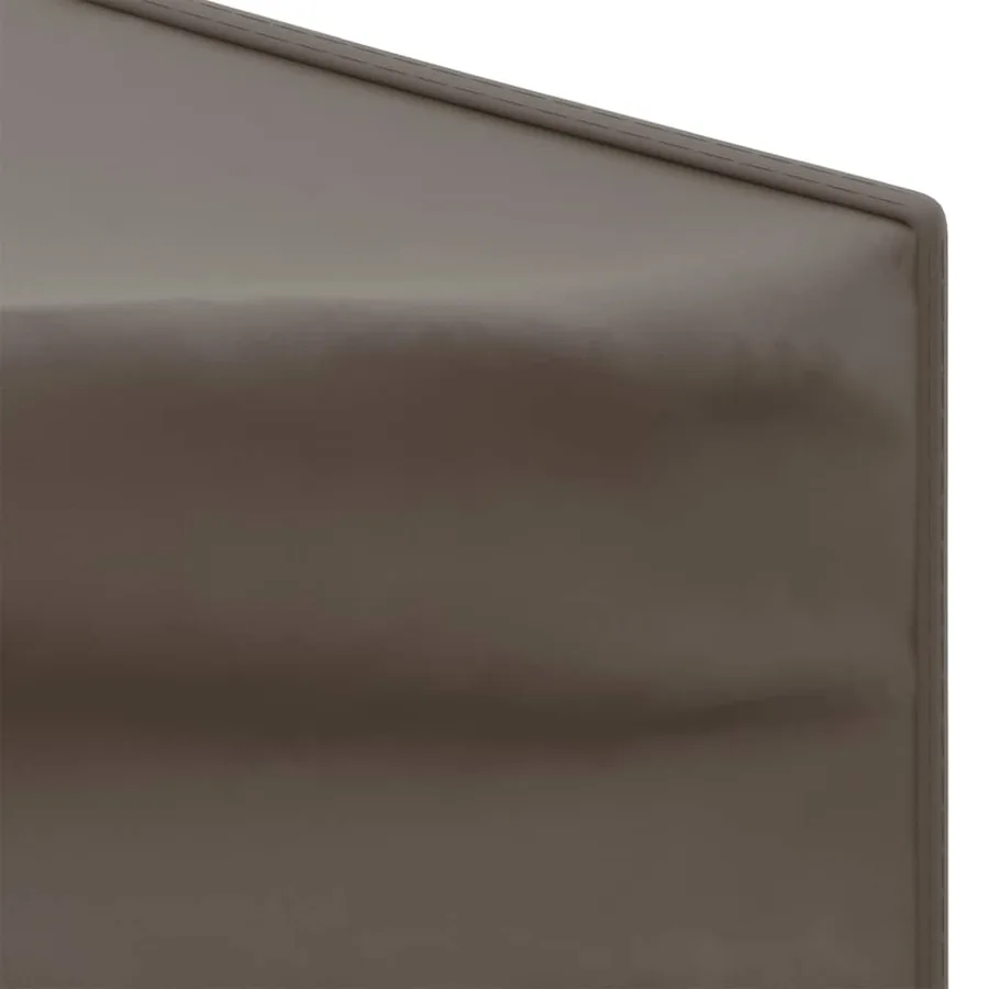 Tente de réception pliable avec parois Taupe 3x6 m - 7