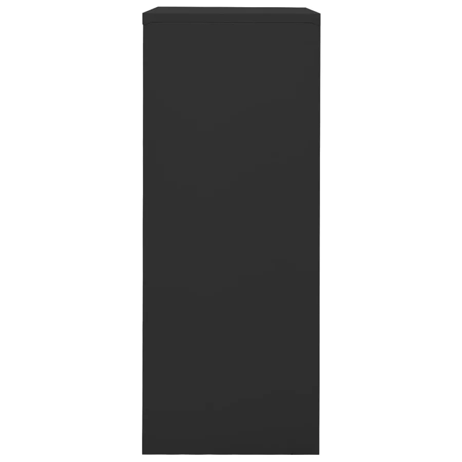 Armoire de bureau Anthracite 90x40x102 cm Acier - 3