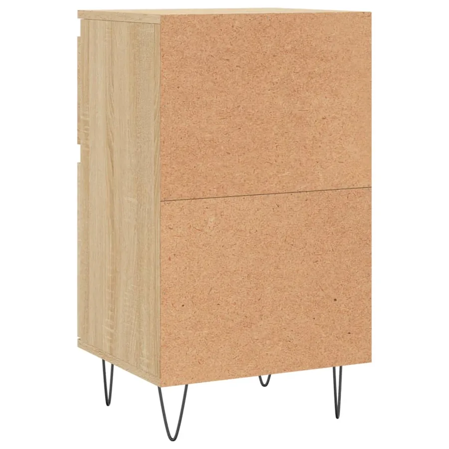 Buffet chêne sonoma 40x35x70 cm bois d'ingénierie - 5
