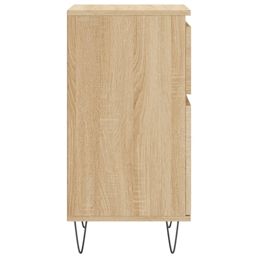 Buffet chêne sonoma 40x35x70 cm bois d'ingénierie - 6